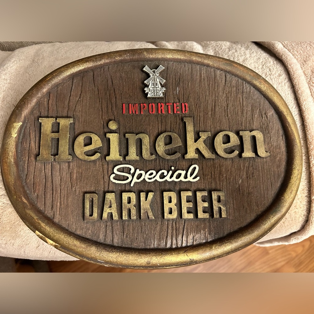 Heineken Dark Beer Sign